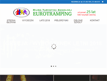 Tablet Screenshot of eurotramping.pl